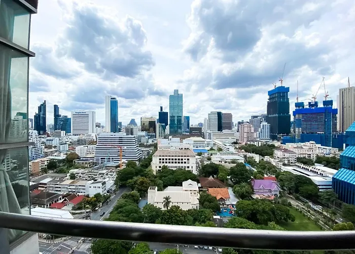 Downtown View 65 Sqm - Ultra Fast Wifi - Sathorn Apartment