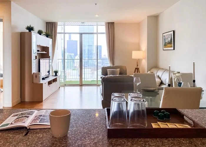 Downtown View 65 Sqm - Ultra Fast Wifi - Sathorn Bangkok